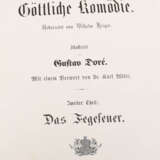 DANTES GÖTTLICHE KOMÖDIE, Zwei Bände, Leder, Goldschnitt, im Originalschober, Berlin Ende 19. Jahrhundert - photo 4