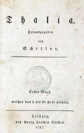 Schiller,(F.)v. - Foto 1