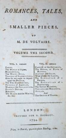 Voltaire,F.M.A.de. - Foto 1