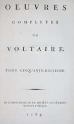 Voltaire,(F.M.Arouet de).