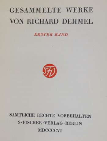 Dehmel,R. - Foto 3