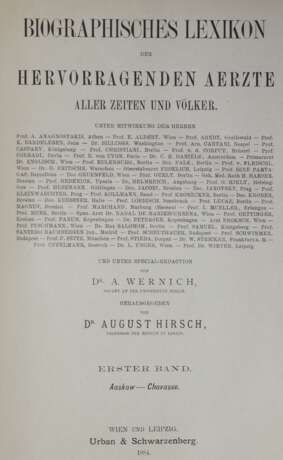 Hirsch,A. (Hrsg.). - Foto 1