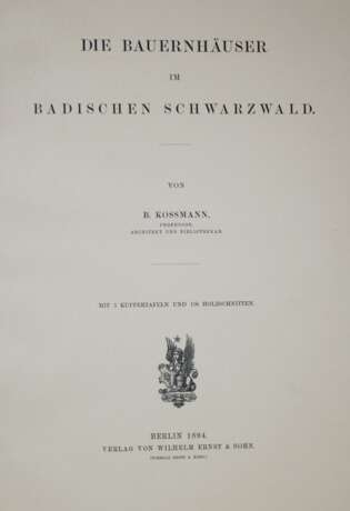 Kossmann,B. - фото 1