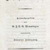 Memminger,J.D.G. (Hrsg.). - Foto 2