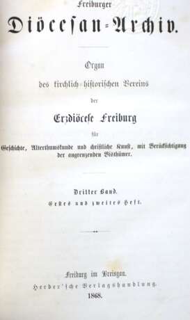 Freiburger Diöcesan-Archiv. - фото 1