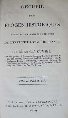 Cuvier,(G.). - фото 1