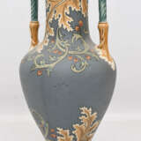 METTLACH V&B, GROSSE RENAISSANCE-VASE, Keramik bemalt teils glasiert, gemarkt, um 1900 - photo 1