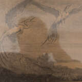 HANS THOMA, "Fliegende Kraniche", Radierung auf Papier, signiert und datiert - photo 2