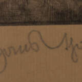 HANS THOMA, "Fliegende Kraniche", Radierung auf Papier, signiert und datiert - photo 3