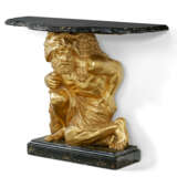 AN ITALIAN GILTWOOD CONSOLE TABLE IN THE FORM OF HERCULES - photo 1