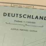 JUSTUS PERTHES GOTHA,"DEUTSCHLAND", Besatzungszonen ab 1945, Farbdruck, Deutschland, 1940er-Jahre - photo 2