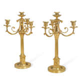 A PAIR OF DIRECTOIRE ORMOLU FOUR-LIGHT CANDELABRA - photo 1