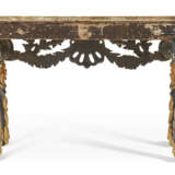 A GEORGE II BRONZED AND PARCEL-GILT PIER TABLE - фото 8