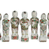 A GROUP OF SEVEN CHINESE EXPORT PORCELAIN BOYS - photo 1