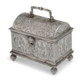 A DUTCH SILVER MARRIAGE CASKET - photo 1