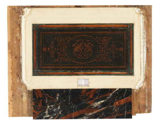 A SET OF LOUIS-PHILIPPE POLYCHROME-DECORATED BOISERIE PANELS - Foto 54