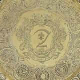 A REGENCY SILVER-GILT SIDEBOARD DISH - photo 2