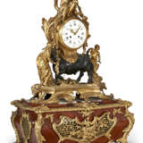 AN ASSEMBLED FRENCH ORMOLU, PATINATED BRONZE AND KINGWOOD MUSICAL CLOCK - photo 3