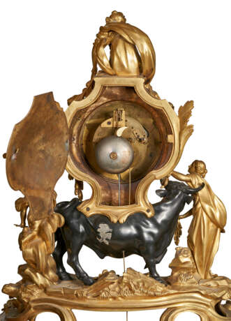 AN ASSEMBLED FRENCH ORMOLU, PATINATED BRONZE AND KINGWOOD MUSICAL CLOCK - photo 8