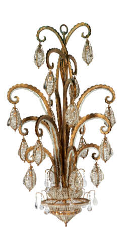 A FRENCH CUT-GLASS CHANDELIER - Foto 3