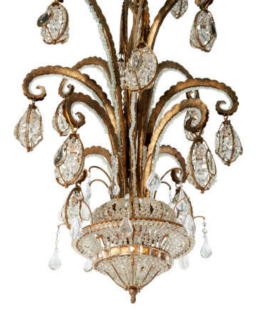 A FRENCH CUT-GLASS CHANDELIER - Foto 4