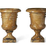 A PAIR OF ITALIAN GIALLO ANTICO URNS - photo 8