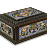 AN ITALIAN GILT-BRONZE MOUNTED, EBONY AND PIETRA DURA CASKET - photo 4