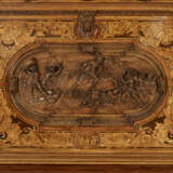 A LARGE RENAISSANCE REVIVAL CARVED OAK, WALNUT AND STAINED FRUITWOOD MARQUETRY SECRETAIRE - photo 9