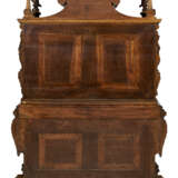 A LARGE RENAISSANCE REVIVAL CARVED OAK, WALNUT AND STAINED FRUITWOOD MARQUETRY SECRETAIRE - photo 10