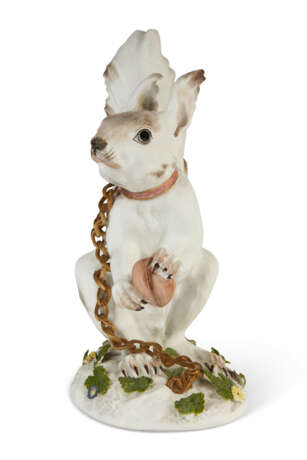 A MEISSEN PORCELAIN MODEL OF A SQUIRREL - фото 4