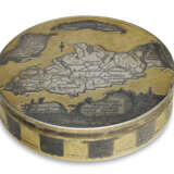 A RUSSIAN PARCEL-GILT SILVER AND NIELLO CARTOGRAPHIC BOX - photo 1