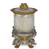 A FRENCH CUT-CRYSTAL ORMOLU AND ELECTROPLATED WINE COOLER - photo 4