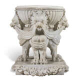 A LARGE ITALIAN CARVED MARBLE JARDINIERE - Foto 3