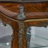 A FRENCH ORMOLU-MOUNTED KINGWOOD VITRINE CABINET - Foto 6