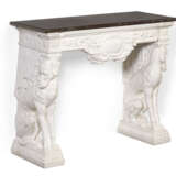 A WHITE MARBLE CONSOLE TABLE - photo 3