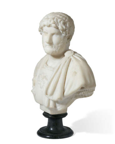 AN ITALIAN WHITE MARBLE BUST OF AN EMPEROR - photo 3