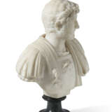 AN ITALIAN WHITE MARBLE BUST OF AN EMPEROR - photo 6