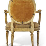 A PAIR OF LOUIS XVI CREAM PAINTED FAUTEUILS - photo 5