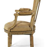 A LOUIS XVI CREAM-PAINTED FAUTEUIL - photo 3