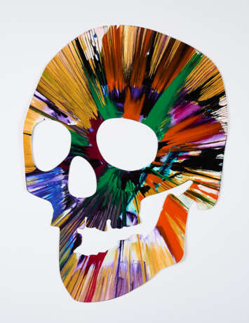 Damien Hirst. Skull Spin Painting - Foto 1