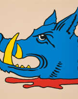 Mark Dion. Huntin Standard (Boar)