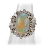Schöner Opal-Diamant-Ring - photo 1