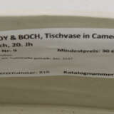 VILLEROY & BOCH, Tischvase in Cameo, Mettlach, 20. Jahrhundert - photo 6