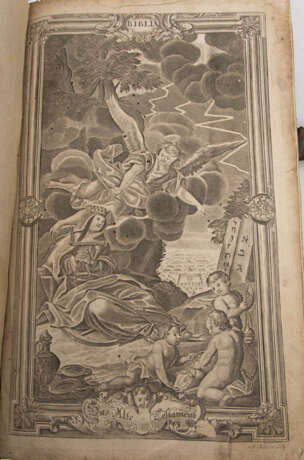 BIBLIA, altes und neues Testament, Nürnberg 1736. - photo 2