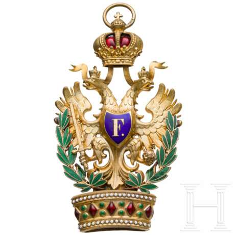 Orden der Eisernen Krone 1. Klasse mit Kriegsdekoration - Foto 1