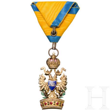 Orden der Eisernen Krone 3. Klasse mit Kriegsdekoration, Kunz in Wien - фото 1