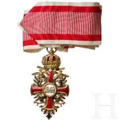 Franz-Joseph-Orden - Kommandeurkreuz mit Schwertern