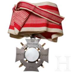 Militärverdienstkreuz 2. Klasse mit Schwertern, Kriegsdekoration und Widmung