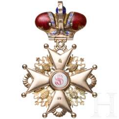 St.-Stanislaus-Orden - Kreuz 2. Klasse mit Krone, Russland, datiert 1864
