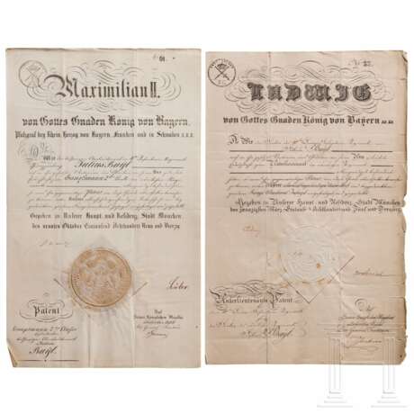 Dokumenten- und Fotonachlass des bayerischen Offiziers Julius Bayl (1815 - 1888) - фото 1